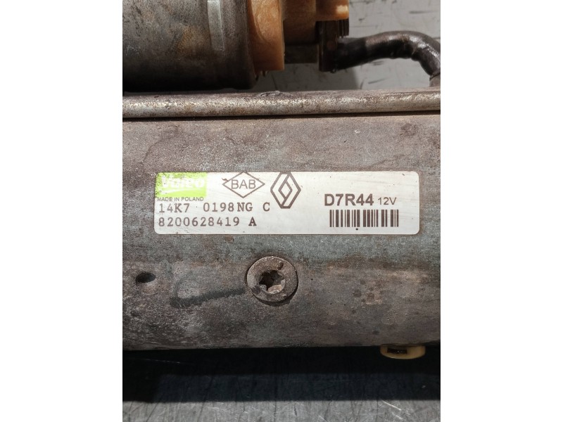 Recambio de motor arranque para renault megane ii berlina 5p referencia OEM IAM 8200628419A D7R44 