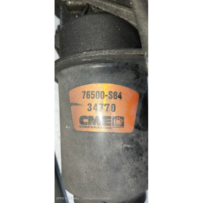 Recambio de motor limpia delantero para honda accord coupé (cg2/4) 3.0 v6 (cg2) referencia OEM IAM 76500S8434770  