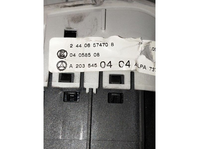 Recambio de mando luces para mercedes clase c (w203) berlina referencia OEM IAM A2035450404 04058508 24406574708