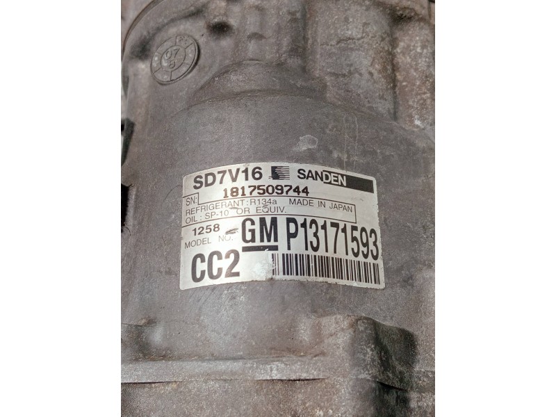 Recambio de compresor aire acondicionado para saab 9-3 berlina referencia OEM IAM P13171593  