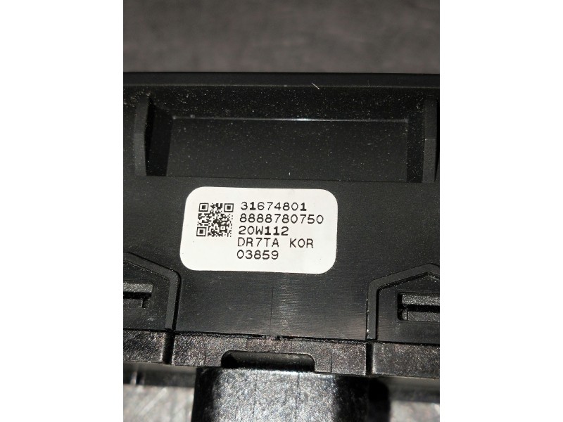 Recambio de mando multifuncion para volvo v60 familiar referencia OEM IAM 31674801 8888780750 MANDO APERTURA MALETERO PORTÓN