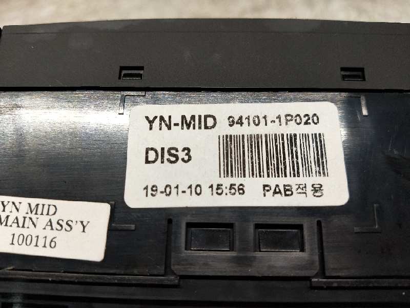 Recambio de pantalla multifuncion para kia venga 1.4 crdi cat referencia OEM IAM 941011P020 DIS3 