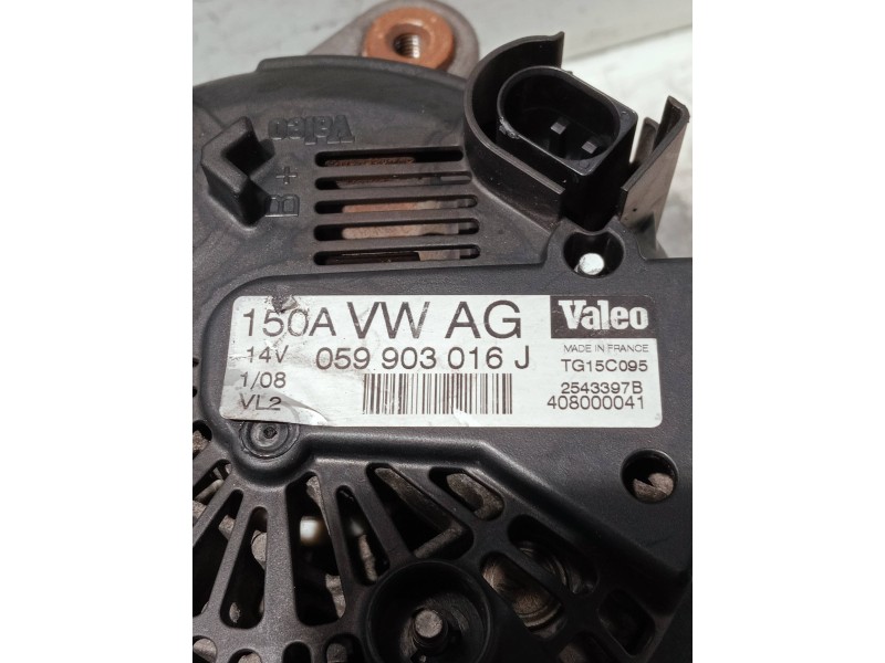 Recambio de alternador para audi a4 ber. (b8) referencia OEM IAM 059903016J 2543397B TG15C095