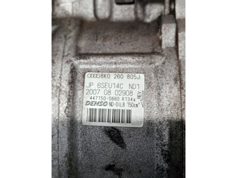 Recambio de compresor aire acondicionado para audi a4 ber. (b8) referencia OEM IAM 8K0260805J 4471500660 