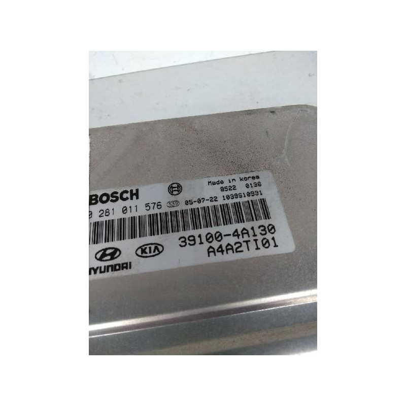 Recambio de centralita motor uce para hyundai h 1 2.5 crdi cat referencia OEM IAM 0281011576 391004A130 A4A2TI01