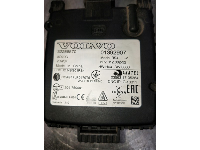 Recambio de modulo electronico para volvo v60 familiar referencia OEM IAM 32286570 01392907 