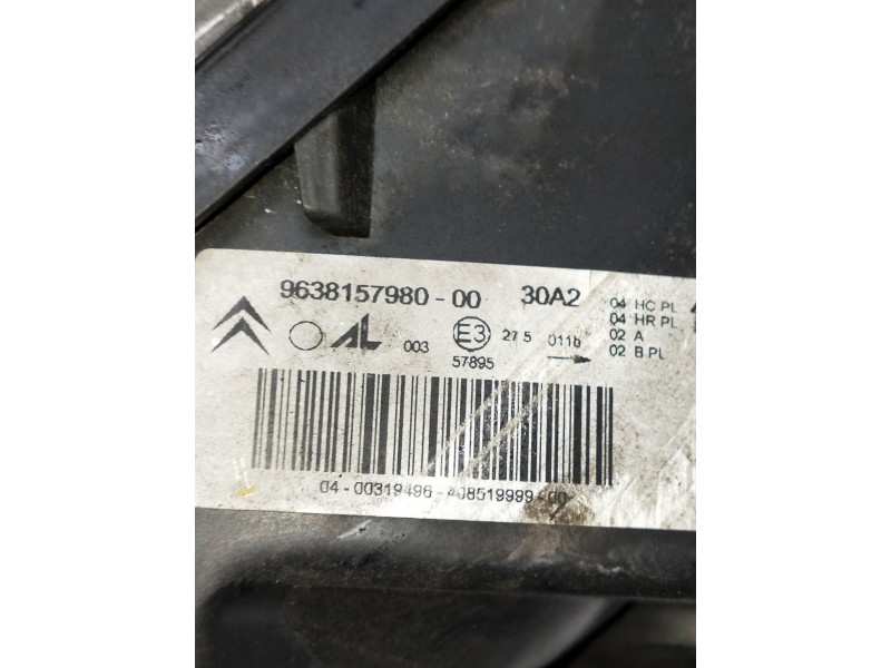 Recambio de faro izquierdo para citroen xsara berlina referencia OEM IAM 963815798000  