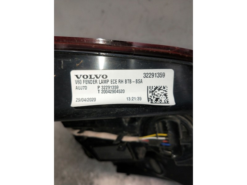 Recambio de piloto trasero derecho para volvo v60 familiar referencia OEM IAM 32291359 T20042904520 