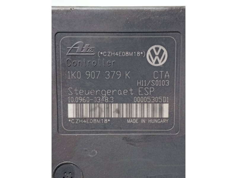 Recambio de abs para volkswagen golf v berlina (1k1) referencia OEM IAM 1K0907379K 1K0614517H 10020601064