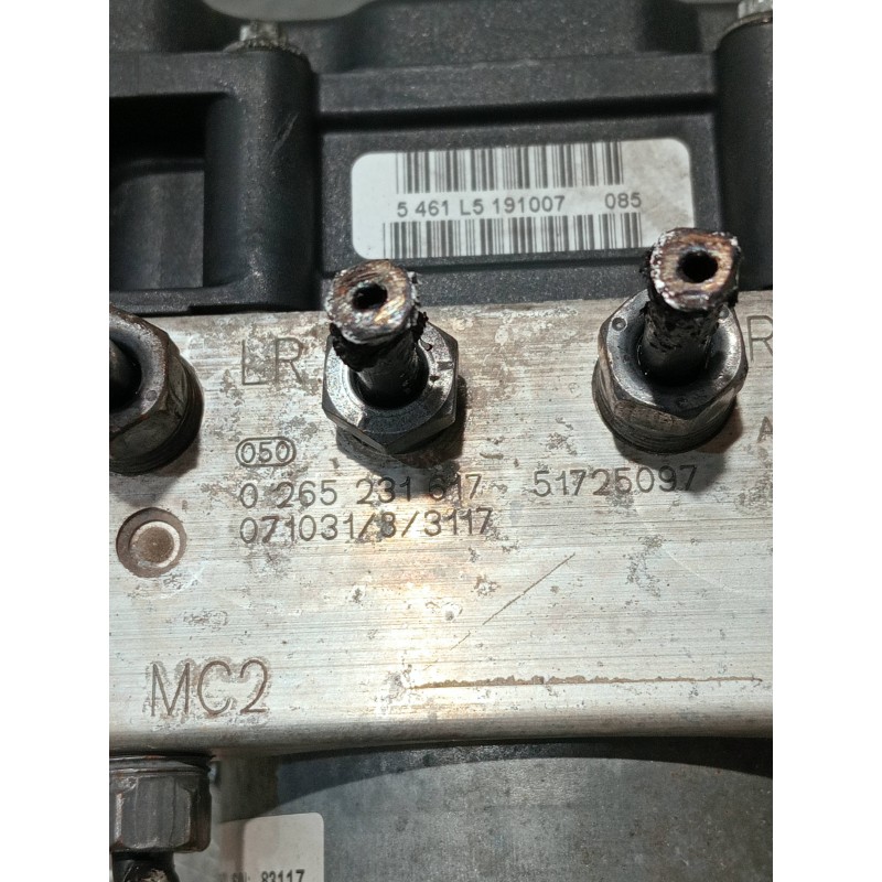 Recambio de abs para peugeot boxer caja cerrada, acristalado (bat. 3450) (333) (2007 =>) referencia OEM IAM 51725097 0265231617 