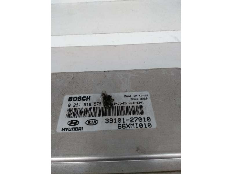 Recambio de centralita motor uce para hyundai elantra (xd) referencia OEM IAM 0281010576 3910127010 66XMI010