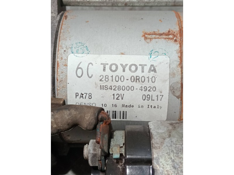 Recambio de motor arranque para toyota auris referencia OEM IAM 281000R010 MS4280004920 