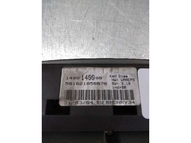 Recambio de cuadro instrumentos para peugeot 807 sr pack referencia OEM IAM 1499140080 501021850076 610583