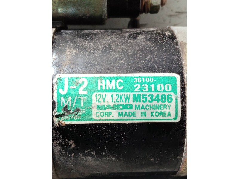 Recambio de motor arranque para hyundai coupe (rd) referencia OEM IAM 3610023100 M53486 