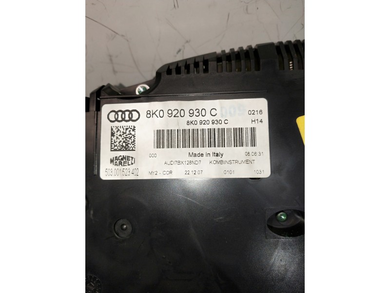 Recambio de cuadro instrumentos para audi a4 ber. (b8) referencia OEM IAM 8K0920930C 503001523402 