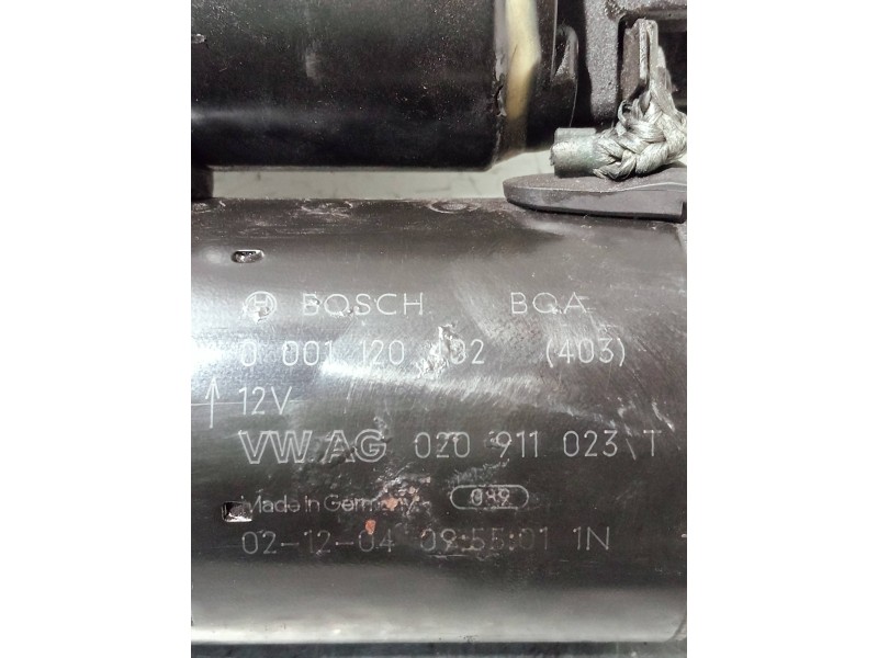 Recambio de motor arranque para volkswagen golf iv berlina (1j1) referencia OEM IAM 020911023 0001120402 