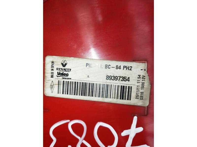 Recambio de piloto trasero izquierdo para renault megane ii berlina 5p referencia OEM IAM 89397354  