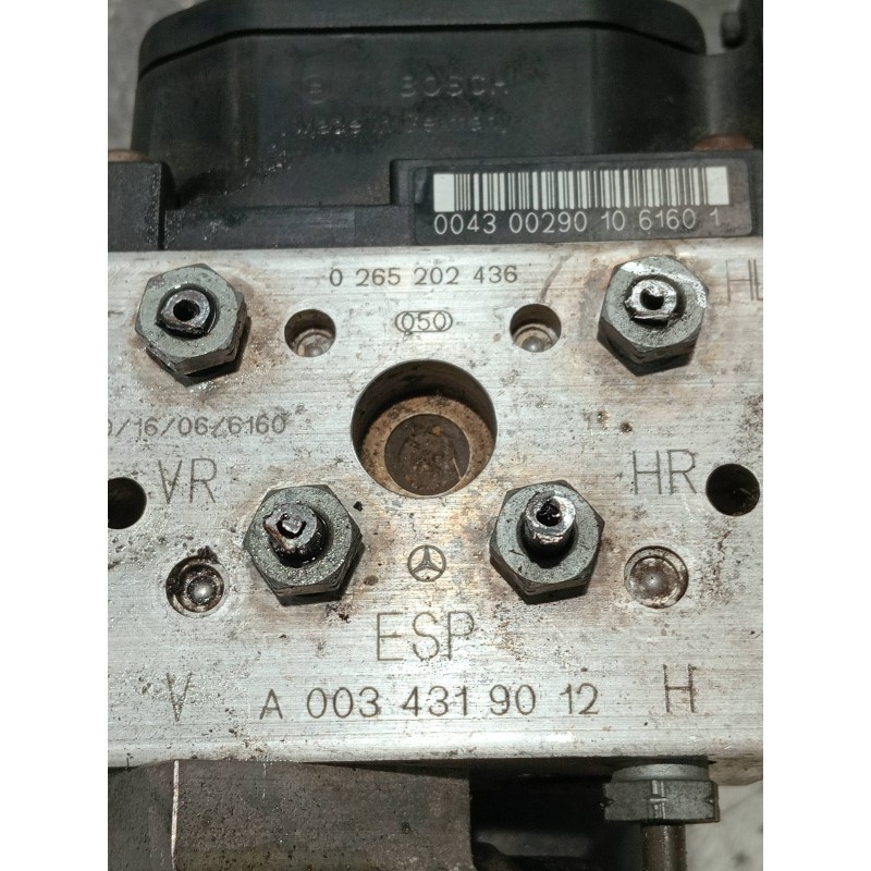 Recambio de abs para mercedes clase e (w210) berlina diesel 270 cdi (210.016) referencia OEM IAM A0034319012 0265202436 