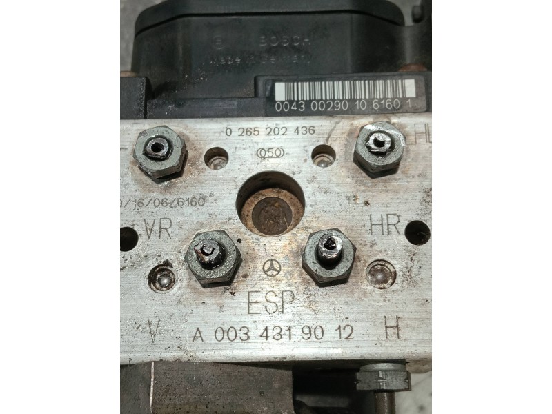 Recambio de abs para mercedes clase e (w210) berlina diesel 270 cdi (210.016) referencia OEM IAM A0034319012 0265202436 