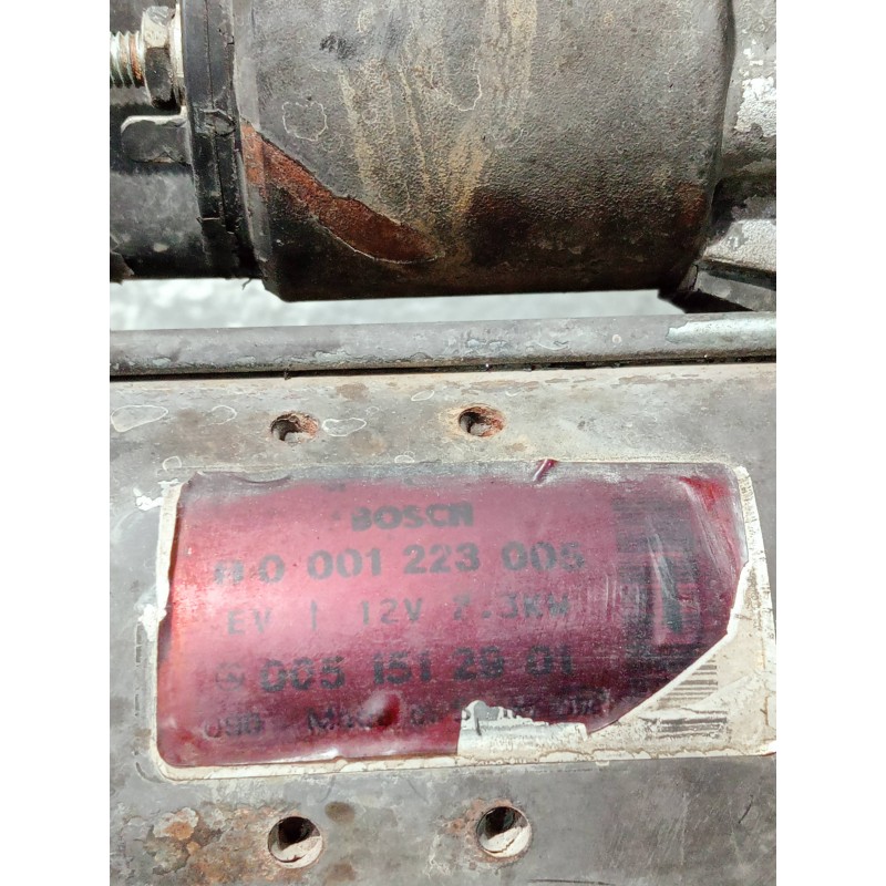 Recambio de motor arranque para mercedes clase e (w210) berlina diesel 270 cdi (210.016) referencia OEM IAM 0051512901 000122300