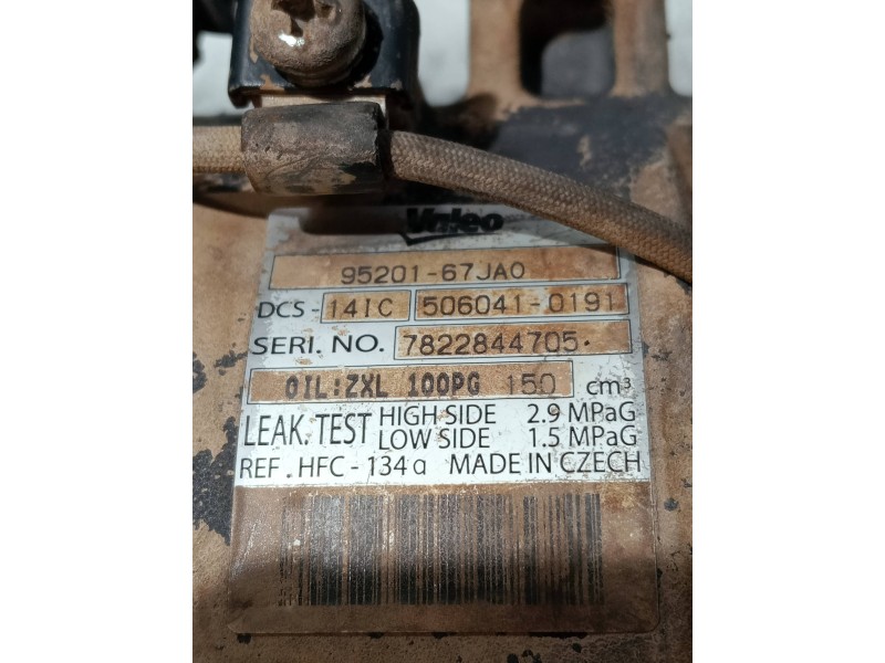 Recambio de compresor aire acondicionado para suzuki grand vitara jb (jt) referencia OEM IAM 9520167JA0 5060410191 