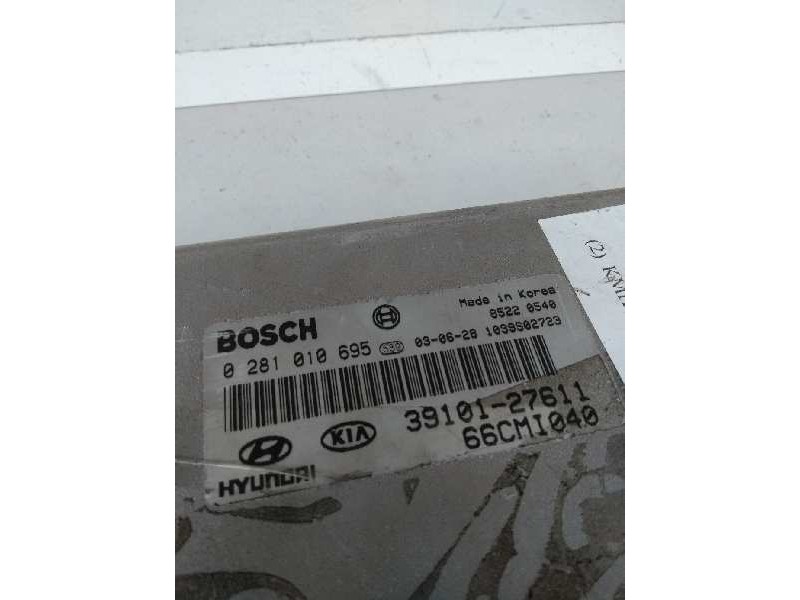 Recambio de centralita motor uce para hyundai matrix (fc) 1.5 crdi gls referencia OEM IAM 0281010695 3910127611 66CMI040