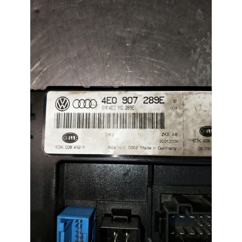 Recambio de modulo electronico para audi a8 (4e2) referencia OEM IAM 4E0907289E 5DK00843211 