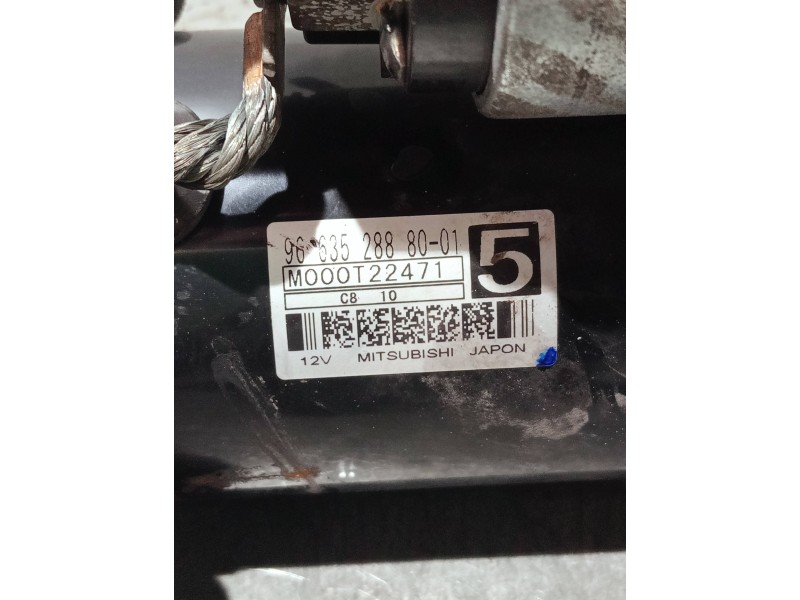 Recambio de motor arranque para citroen c4 berlina referencia OEM IAM 9663528880 M000T22471 