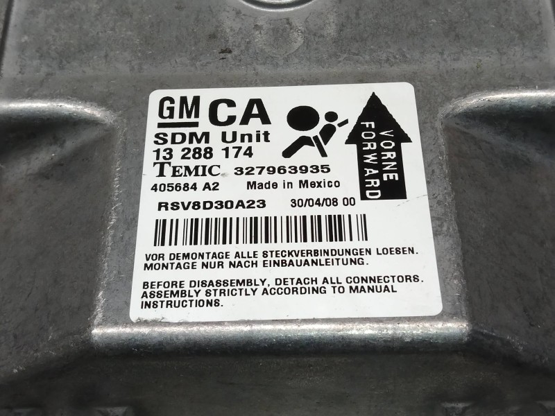 Recambio de kit airbag para opel astra gtc energy referencia OEM IAM 13288174 327963935 