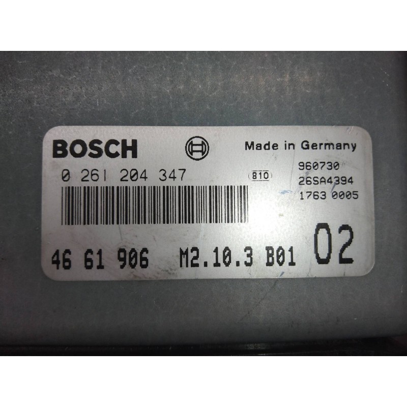 Recambio de centralita motor uce para saab 900 berlina 2.3 s referencia OEM IAM 0261204347 4661906 M2103B01 02