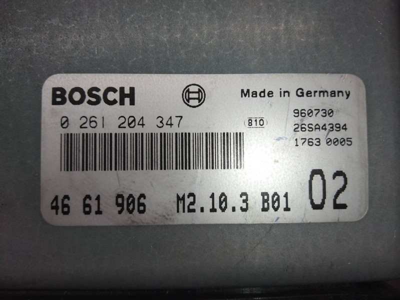 Recambio de centralita motor uce para saab 900 berlina 2.3 s referencia OEM IAM 0261204347 4661906 M2103B01 02