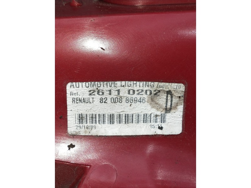 Recambio de piloto trasero izquierdo para renault clio iii referencia OEM IAM 8200886946 26110202 