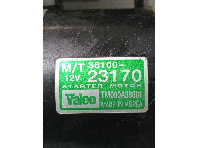 Recambio de motor arranque para hyundai coupe (gk) referencia OEM IAM 3610023170 TM000A38001 