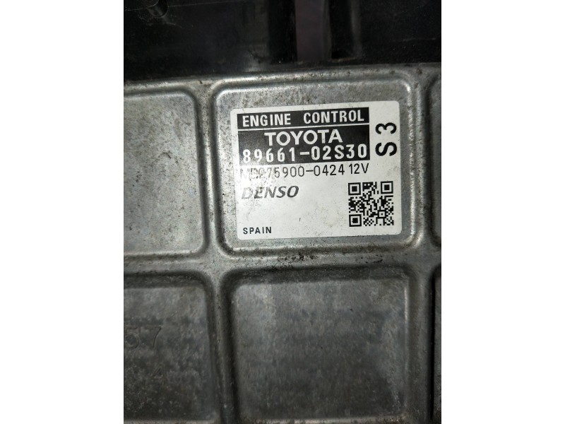 Recambio de centralita motor uce para toyota auris referencia OEM IAM 896602S30 MB2759000424 