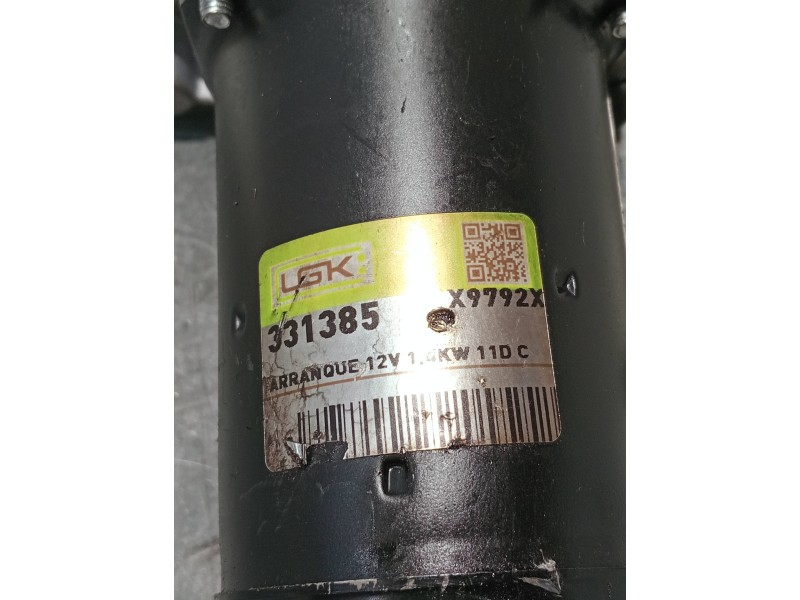 Recambio de motor arranque para peugeot 107 referencia OEM IAM 331385 X9792X 