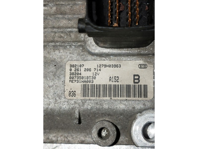 Recambio de centralita motor uce para alfa romeo 147 (190) referencia OEM IAM 0261206714 1279H03963 