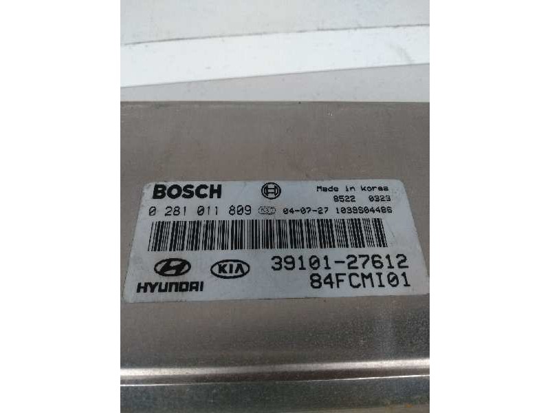 Recambio de centralita motor uce para hyundai matrix (fc) 1.5 crdi 16v gls referencia OEM IAM 0281011809 3910127612 84FCMI01