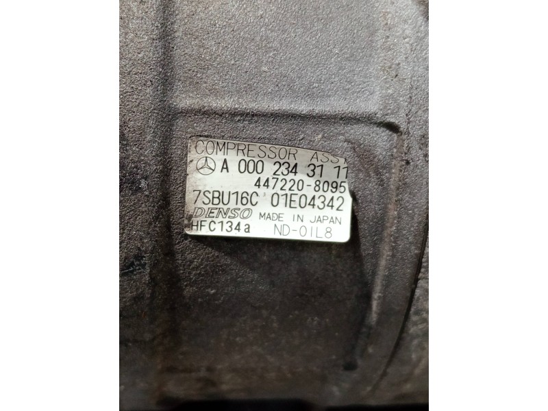 Recambio de compresor aire acondicionado para mercedes vito (w638) combi referencia OEM IAM A0002343111 4472208095 