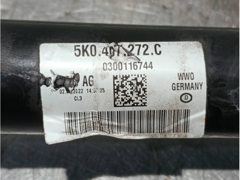Recambio de transmision delantera derecha para volkswagen caddy furgón/kombi referencia OEM IAM 5K0407272C  
