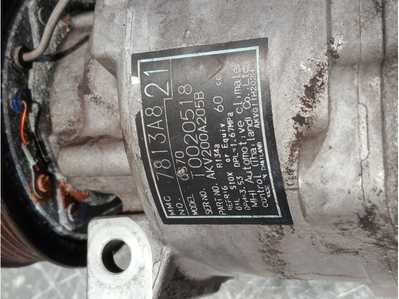 Recambio de compresor aire acondicionado para mitsubishi asx (ga0w) motion 2wd referencia OEM IAM AKV200A205B 7813A8 