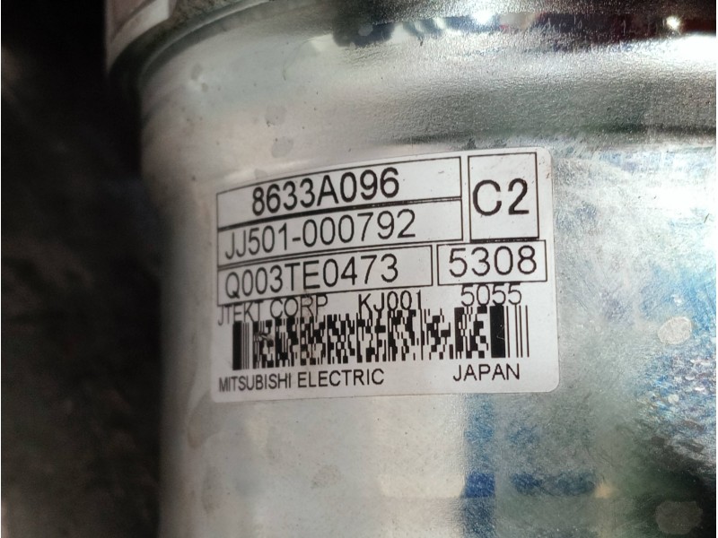 Recambio de columna direccion para mitsubishi asx (ga0w) motion 2wd referencia OEM IAM 8633A096 JJ501000792 JJ00101239