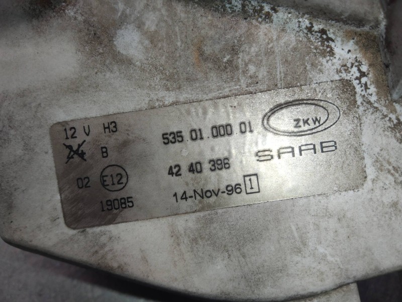 Recambio de faro antiniebla derecho para saab 900 berlina 2.3 s referencia OEM IAM 5350100001 4240396 