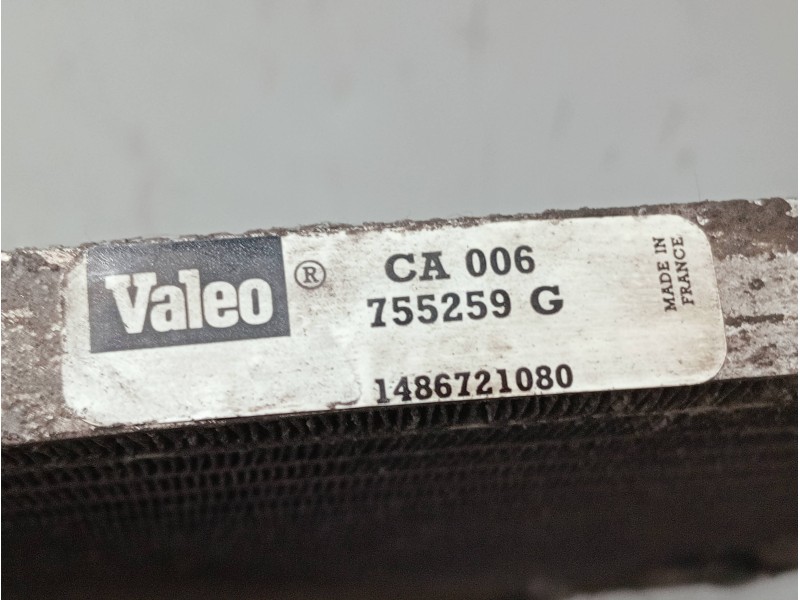 Recambio de condensador / radiador aire acondicionado para fiat scudo (222) referencia OEM IAM 1486721080 755259G 