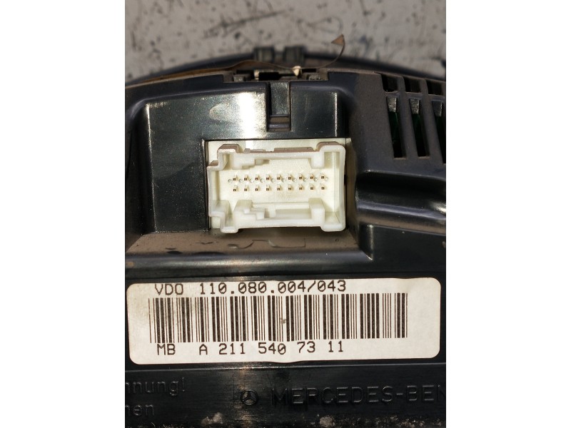 Recambio de cuadro instrumentos para mercedes clase e (w211) berlina referencia OEM IAM A2115407311 110080004 
