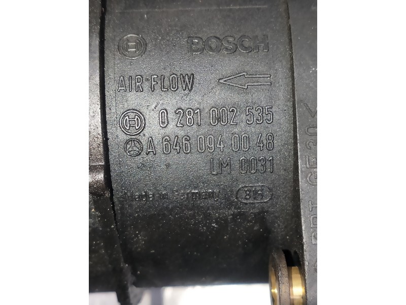 Recambio de caudalimetro para mercedes clase e (w211) berlina referencia OEM IAM 0281002535 A6460940048 