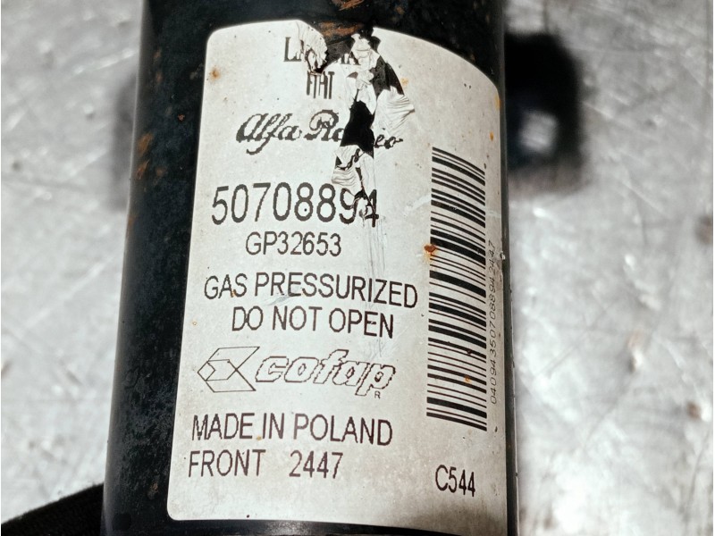 Recambio de amortiguador delantero derecho para fiat bravo (198) referencia OEM IAM 50708894 GP32653 