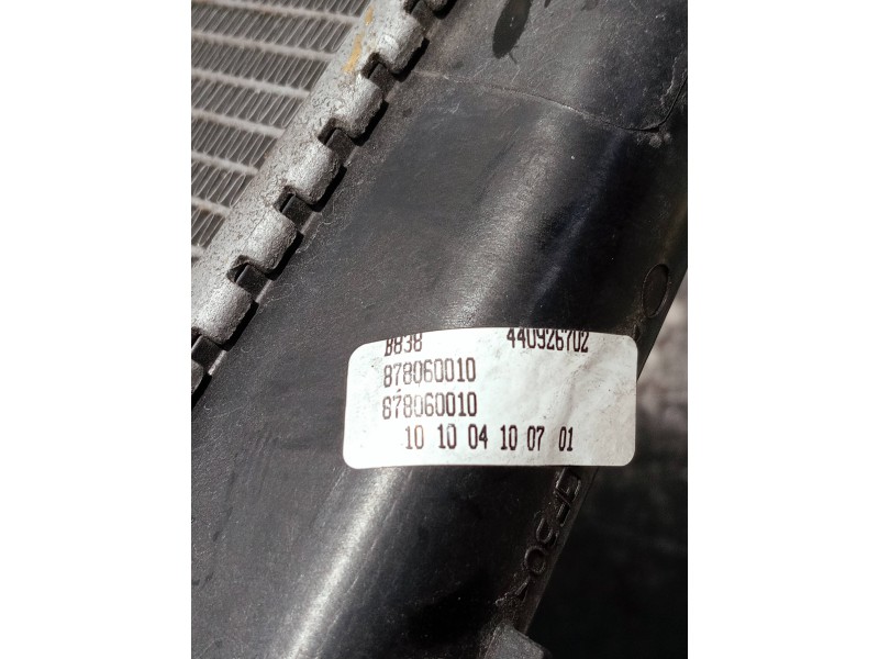 Recambio de radiador agua para fiat bravo (198) referencia OEM IAM 440926702 878060010 