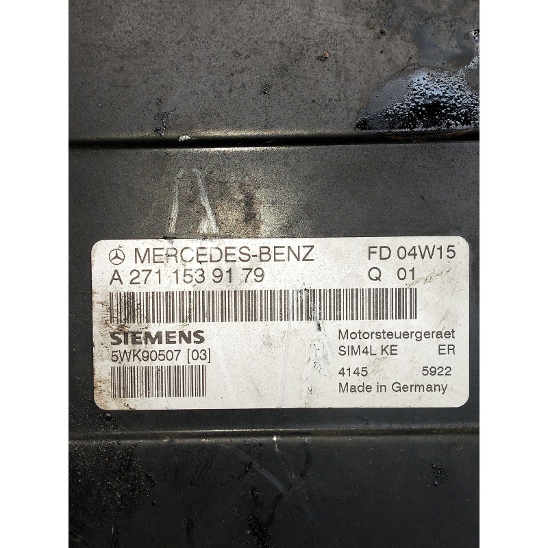 Recambio de centralita motor uce para mercedes clase clk (w209) coupe 200 compressor (209.342) referencia OEM IAM A2711539179  