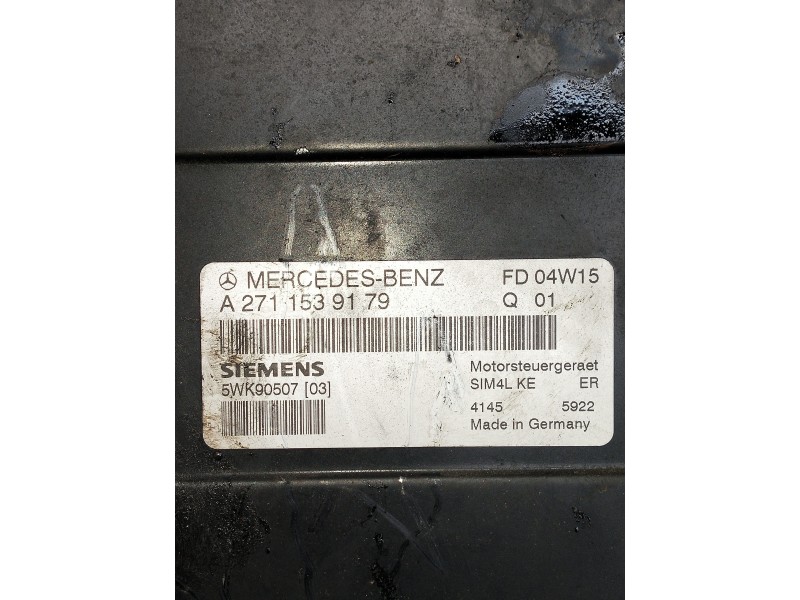Recambio de centralita motor uce para mercedes clase clk (w209) coupe 200 compressor (209.342) referencia OEM IAM A2711539179  