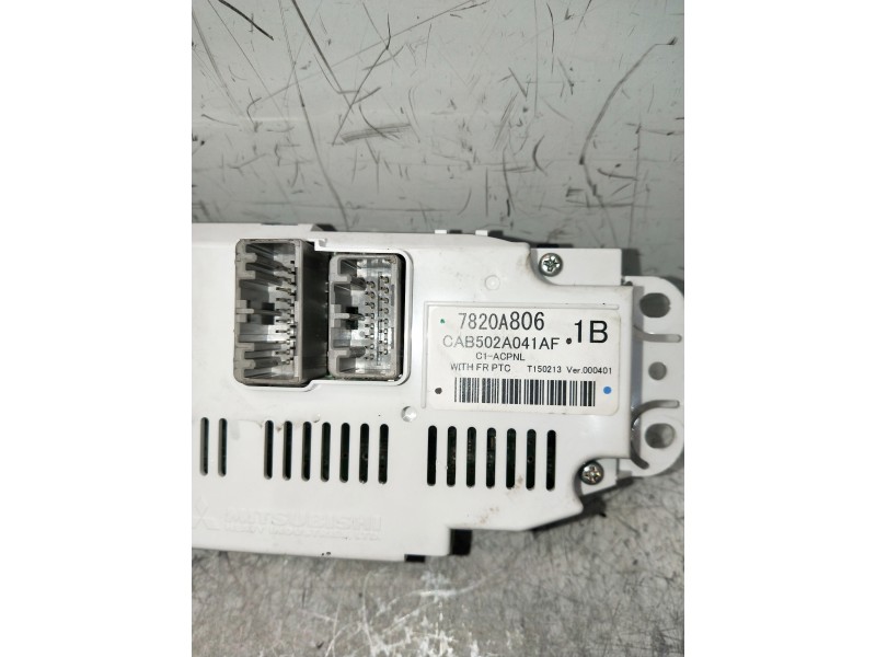Recambio de mando calefaccion / aire acondicionado para mitsubishi asx (ga0w) motion 2wd referencia OEM IAM 7820A806 CAB502A041A